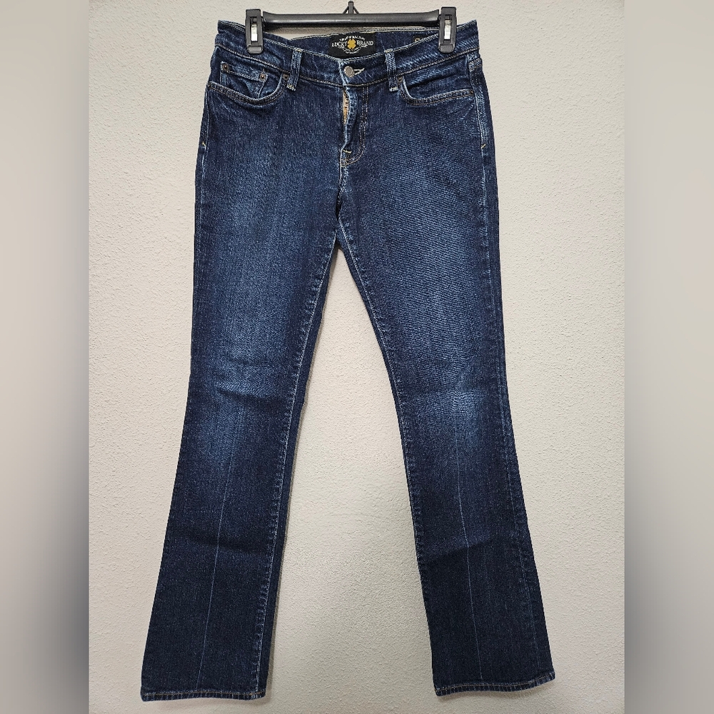Lucky Brand Made in USA Classic Rider Bootcut Jeans 4/27 Dark Indigo 31" Midrise